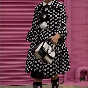 Halogen Atlantic pacific heart coat. Size small.